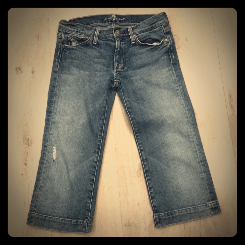 7 for all man kind crop jeans